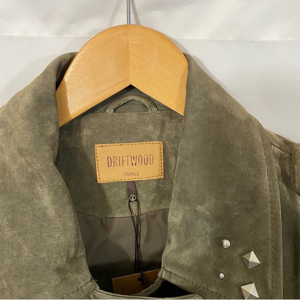 Driftwood embroidered leather suede motorcycle jacket boho western NWT RTL $268 - Picture 9 of 12